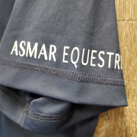 MENS SS Polo Shirt, 1/4 Button Up *vgc, mnr cracking logo, older, crinkled & dingy collar, mnr seam rubs & thread

