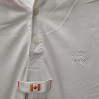 MENS SS Polo Show Shirt, 1/3 Button Up *vgc, mnr pilly cuff edges, collar stains & crinkles, creased/wrinkled

