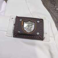 Hvy Full Grippy Seat Breeches *vgc/gc, mnr rubs, threads, hair, seam puckers & stains
