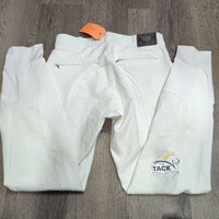 Hvy Full Grippy Seat Breeches *vgc/gc, mnr rubs, threads, hair, seam puckers & stains
