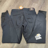 Hvy Full Grippy Seat Breeches *vgc/xc, mnr rubs & stain?mark
