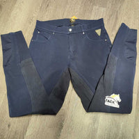 Full Seat Breeches *vgc, mnr seam puckers, faded edges, hair, threads & rubs
