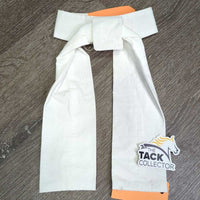 Hvy Cotton Stock Tie, Wide Velcro Collar *gc, mnr threads/unstitched velcro, rubs, pills & stains, older
