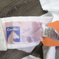 Hvy Cotton Stock Tie, Wide Velcro Collar *gc, mnr threads/unstitched velcro, rubs, pills & stains, older
