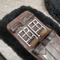 Anatomical Short Girth, 4 liners *vgc, mnr stains, clean, hair, residue, rubs, clumpy
