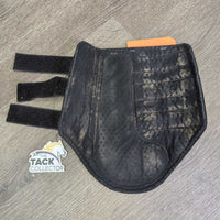 Mesh Closed Boots, velcro *gc, clean, hairy velcro, edge rubs, v.thick residue, faded
