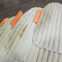 4 Excercise Leg Quilts *gc, clean, dingy, stains, pilly, rubs
