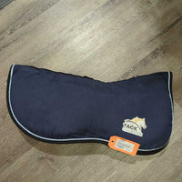 3 pc Set: Profile Saddle Pad, Memory Foam Half Pad, +Cover *xc/vgc/gc, clean, rubs, pills, stains, puckers, hair, crinkles
