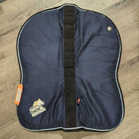 3 pc Set: Profile Saddle Pad, Memory Foam Half Pad, +Cover *xc/vgc/gc, clean, rubs, pills, stains, puckers, hair, crinkles
