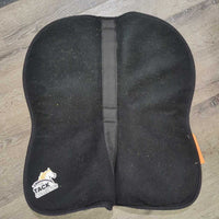 3 pc Set: Profile Saddle Pad, Memory Foam Half Pad, +Cover *xc/vgc/gc, clean, rubs, pills, stains, puckers, hair, crinkles
