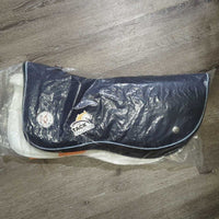3 pc Set: Profile Saddle Pad, Memory Foam Half Pad, +Cover *xc/vgc/gc, clean, rubs, pills, stains, puckers, hair, crinkles
