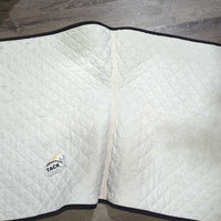 3 pc Set: Profile Saddle Pad, Memory Foam Half Pad, +Cover *xc/vgc/gc, clean, rubs, pills, stains, puckers, hair, crinkles
