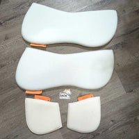 Memory Foam Half Pad, 4 extra shims: 2 front, 2 Full *vgc, mnr hair
