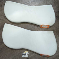 Memory Foam Half Pad, 4 extra shims: 2 front, 2 Full *vgc, mnr hair
