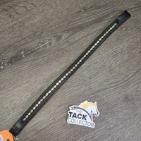 Thick Soft Browband, Bling *vgc/xc, clean, mnr threads?unstitched
