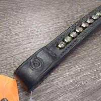 Thick Soft Browband, Bling *vgc/xc, clean, mnr threads?unstitched
