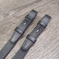 Pr Rubber Reins *xc, clean, creases, mnr rubs

