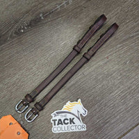 2 Leather Cheek Pieces *xc/like new
