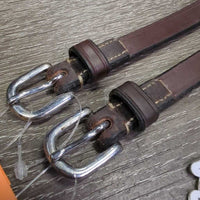 2 Leather Cheek Pieces *xc/like new
