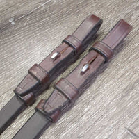 2 Leather Cheek Pieces *xc/like new
