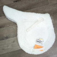 Fitted Fleece Hunter Saddle Pad, Non Slip Underside *vgc, clean, mnr hair, stains clumpy & edge rubs, stains & clumpy
