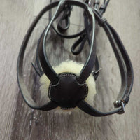 Monocrown Figure 8 Bridle, Braided Reins *xc/vgc, mnr dirt, rubs & dents
