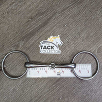 Med Hollow Mouth Loose Ring Snaffle Bit *vgc/xc, clean, mnr rubs & scuffs
