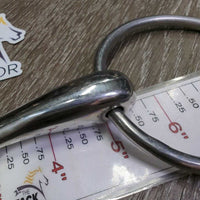 Med Hollow Mouth Loose Ring Snaffle Bit *vgc/xc, clean, mnr rubs & scuffs
