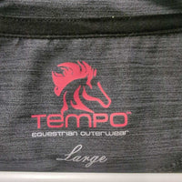 Light Fleece Lined Shirt, 1/4 Zip Up, Mesh Pits *gc, deodorant sparkles, seam rubs
