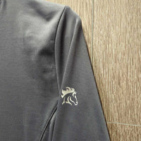 LS Base Layer Shirt, mesh panels, 1/4 Zip Up *vgc, older, puckered sides
