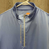 SS Sun Shirt, 1/3 Zip Up, Mesh Pits *vgc, peeling logo

