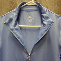 SS Sun Shirt, 1/3 Zip Up, Mesh Pits *vgc, peeling logo

