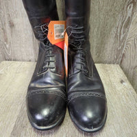 Field Boots, Zipx, 2 Ariat Black bags *vgc, older, mnr scuffs, dirt & edge rubs, holey bags
