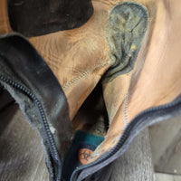Field Boots, Zipx, 2 Ariat Black bags *vgc, older, mnr scuffs, dirt & edge rubs, holey bags
