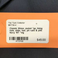 Show Jacket *gc, lining hole, older, hair, pit rubs & pills
