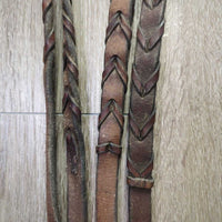 Rsd Bridle, Braided Reins *fair, v.dry, v.stiff, v.tight keepers, rusty, tied, dirty, mold?
