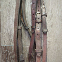 Rsd Bridle, Braided Reins *fair, v.dry, v.stiff, v.tight keepers, rusty, tied, dirty, mold?

