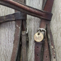 Rsd Bridle, Braided Reins *fair, v.dry, v.stiff, v.tight keepers, rusty, tied, dirty, mold?
