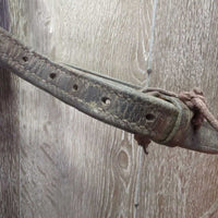 Rsd Bridle, Braided Reins *fair, v.dry, v.stiff, v.tight keepers, rusty, tied, dirty, mold?
