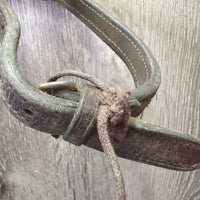 Rsd Bridle, Braided Reins *fair, v.dry, v.stiff, v.tight keepers, rusty, tied, dirty, mold?

