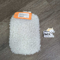 Double Sided Fleece Grooming Mitt *gc, clean, rubs, pilly, elastic: stains & rubs

