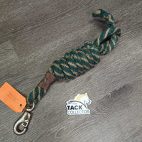 Short Stiff Nylon Lead Rope, Bull Snap *fair, frays, rubs, stains, rubs, rusty
