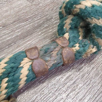 Short Stiff Nylon Lead Rope, Bull Snap *fair, frays, rubs, stains, rubs, rusty
