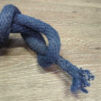 Short Stiff Nylon Lead Rope, Bull Snap *fair, frayed ends, snags, rubs, v.rusty, faded

