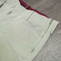 Side Zip Breeches *gc/fair, older, stains, seam puckers, knee rubs, seat: v.pulled, snags & holes, seat/legs stains
