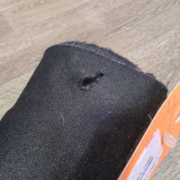 4 Stretchy Nylon Leg Wraps *fair, clean & residue, faded, hair, rough edges, snags, runs, holes, MISSING velcro
