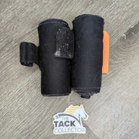 2 Stretchy Leg Wraps *gc/fair, clean, hairy, residue, rough edges , snags, rubs
