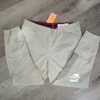 Side Zip Breeches *fair, older, stains, seam puckers, holes, puckers, pulled/thin & unstitched seams
