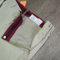 Side Zip Breeches *fair, older, stains, seam puckers, holes, puckers, pulled/thin & unstitched seams
