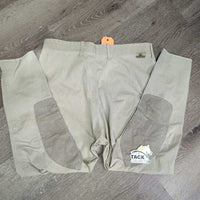 Side Zip Breeches *fair, older, stains, seam puckers, holes, puckers, pulled/thin & unstitched seams
